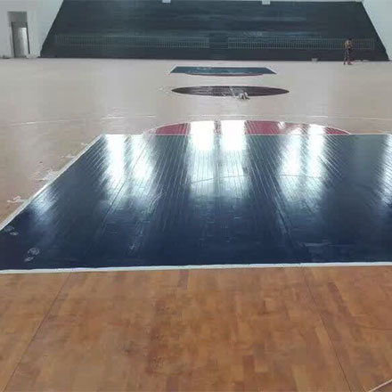 雙鑫體育新業績東陽新二中籃球館